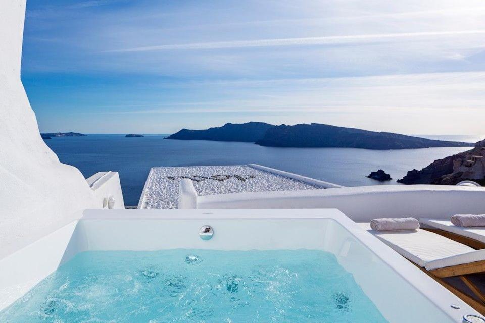 Luxury Santorini Villa Aegean Magic Villa Indoor Outdoor Plunge Pool Sea Caldera View 1 Tholos  Exteriör bild