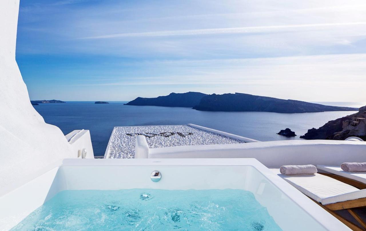 Luxury Santorini Villa Aegean Magic Villa Indoor Outdoor Plunge Pool Sea Caldera View 1 Tholos  Exteriör bild